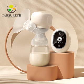 Tarsureth เครื่องปั๊มนมไฟฟ้าอัตโนมัติ ไร้ BPA เสียงเงียบ พร้อมหน้าจอ LED ชาร์จ USB 180 มล. สําหรับให้นมบุตร