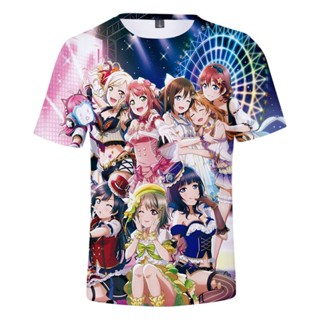 เสื้อยืด พิมพ์ลายการ์ตูนอนิเมะ Lovelive T สไตล์ฮาราจูกุ แฟชั่นยอดนิยม 2022