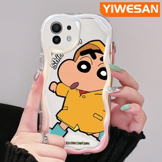 เคสโทรศัพท์มือถือใส แบบนิ่ม ลายการ์ตูนชินจัง กันกระแทก สําหรับ Xiaomi 12T Pro 11 Lite 5G NE 12 Lite