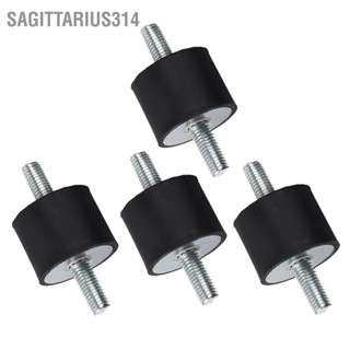 Sagittarius314 ปั๊มอัดอากาศป้องกันการสั่นสะเทือนยาง Mount Shock Damper M10 40*30