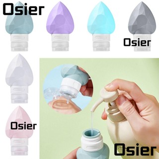 Osier1 ขวดบีบซิลิโคน รีฟิล ขนาด 80 มล. สําหรับใส่โลชั่น แชมพู 2 ชิ้น