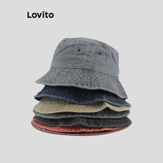 Lovito หมวกบุนวม ลําลอง สําหรับผู้หญิง L63AD273 (สีเทา/น้ําเงินเข้ม/เบอร์กันดี/ดํา)