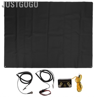 Justgogo Earthing Grounding Mat Grounded 54.3x70.9in Exercise Fitness Pad