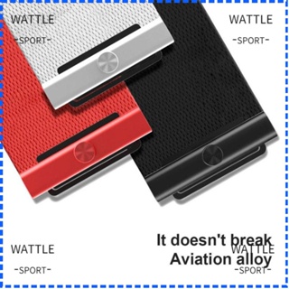 Wattle แคลมป์หัวเข็มขัดนิรภัย อลูมิเนียมอัลลอย กันลื่น ปรับได้ ทนทาน สําหรับรถยนต์