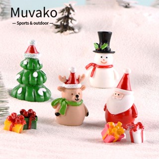 Muvako ฟิกเกอร์ซานตาคลอส คริสต์มาส DIY อุปกรณ์เสริม สําหรับตกแต่งสวน 1 ชิ้น