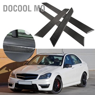 Docool Mo 4PCS ภายในแผงประตู Trim คาร์บอนไฟเบอร์ Fit สำหรับ Mercedes C class W204 07-13