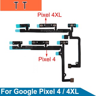 Aocarmo อะไหล่ปุ่มเปิด ปิดเสียง สายเคเบิ้ลอ่อน แบบเปลี่ยน สําหรับ Google Pixel 4 XL 4XL