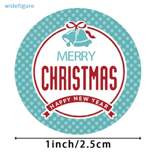 Widefigure สติกเกอร์ Thank You ลายคริสต์มาส สําหรับติดตกแต่งสมุดภาพ 500 ชิ้น ต่อม้วน