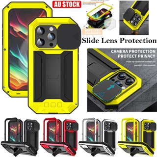 เคสโลหะ กันน้ํา ทนทาน สําหรับ iPhone 15 Pro Max Plus Life