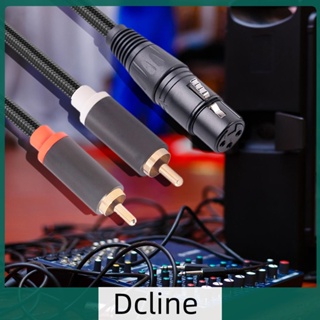 [Dcline.th] อะแดปเตอร์สายเคเบิ้ลเสียงสเตอริโอ XLR Female To Dual RCA Male