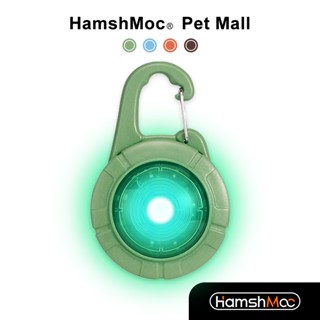 Hamshmoc จี้แท็กไฟ Led กันน้ํา ชาร์จ USB ป้องกันการสูญหาย สําหรับสัตว์เลี้ยง สุนัขเดินกลางคืน