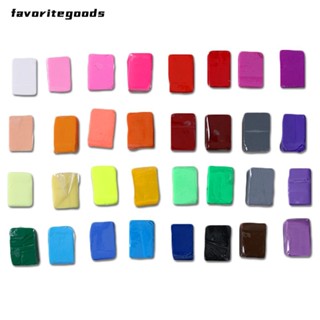 Favoritegoods บล็อกปั้นดินน้ํามัน แบบนิ่ม คละสี 32 24 12 10 DIY