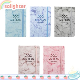 Solighter สมุดโน้ตไดอารี่ แพลนเนอร์ พร้อมสติกเกอร์ 365 วัน 2023