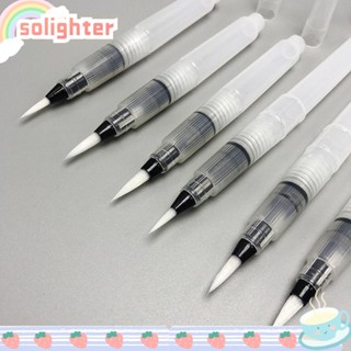 Solighter ใหม่ ปากกาแปรงน้ํา แบบนิ่ม สําหรับสีน้ํา