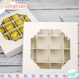 Solighter กล่องของขวัญ แบบใส แฮนด์เมด สําหรับใส่ขนมหวาน 5 ชิ้น