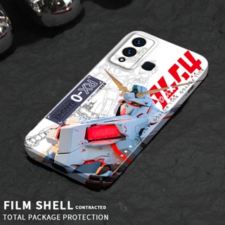 เคสโทรศัพท์มือถือ PC แบบแข็ง ป้องกันเลนส์กล้อง ปิดด้านหลัง ลาย Gundam สําหรับ Infinix Hot 12 Play Hot 10 Play 11 9 Note 12 Smart 6 TECNO Pova Neo