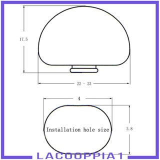 [Lacooppia1] ฝาครอบปุ่มหัวเครื่องกีตาร์ ขนาดใหญ่ สีแดงบรอนซ์ แบบเปลี่ยน 6 ชิ้น