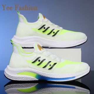 YEE Fashion  รองเท้าผ้าใบผู้ชาย รองเท้าลำลองผู้ชาย รองเท้าผ้าใบแฟชั่น สไตล์เกาหลี กีฬากลางแจ้ง ทำงานรองเท้าลำลอง  สวยงาม พิเศษ fashion สไตล์เกาหลี XYD23902KT 37Z230910