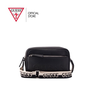 GUESS กระเป๋าสะพายผู้หญิง รุ่น LE906470 NEMY MINI CROSSBODY ZIP สีดำ