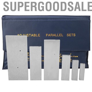 Supergoodsales 6 Pcs  Adjustable Steel Parallel Block Set 3/8-2-1/4in