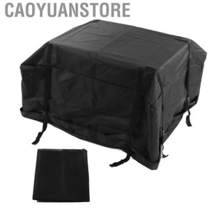 Caoyuanstore Car Roof Luggage Bag Oxford Cloth Sun Protection Foldable Top Storage  with Slip Proof Mat for Vehicle