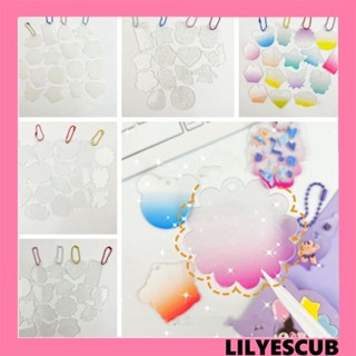 Lilyescub พวงกุญแจ จี้อะคริลิค แฮนด์เมด DIY สําหรับห้อยกระเป๋า