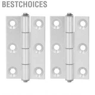 Bestchoices 2Pcs Thickened Aluminum Flat Hinges Folding Hinge With Resin Bushing