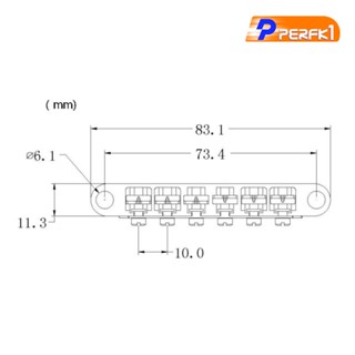 [Perfk1] อะไหล่สะพานสายกีตาร์ น้ําหนักเบา แบบเปลี่ยน สําหรับกีตาร์