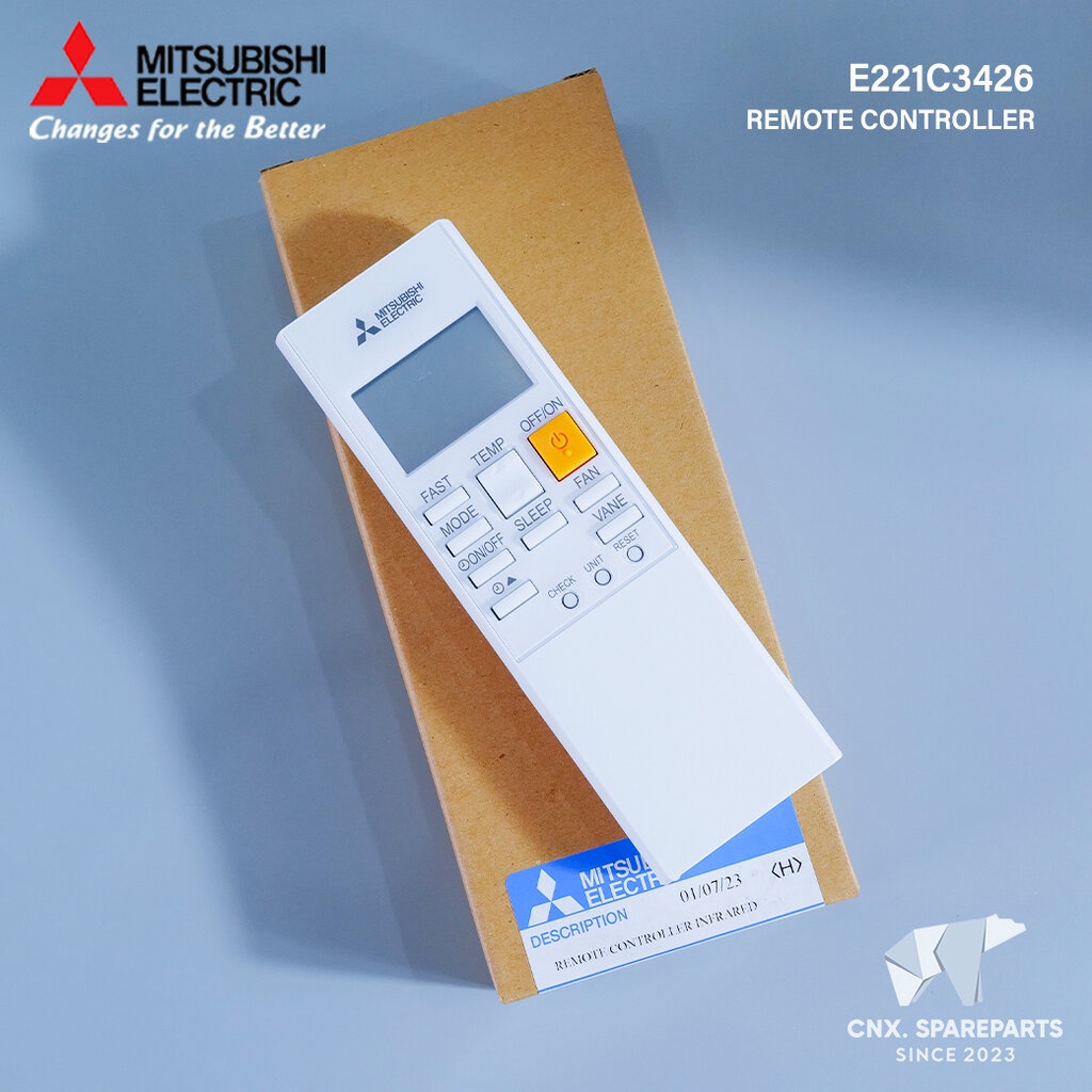 E221C3426 รีโมทแอร์ Mitsubishi Electric รีโมทแอร์มิตซูบิชิ รุ่น MSY-KX09, KX13, KX15, KX18, KX24 (AEH22A ) รีโมทแอร์ ...