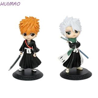 Huimao Ichigo Kurozaki ฟิกเกอร์ อะนิเมะ พร้อมกล่อง ฟิกเกอร์ฟอกสี ของเล่นเด็ก ตุ๊กตา PVC ตาโต 15 ซม. โมเดล Hitsugaya Touhirou ของเล่น ตกแต่งตุ๊กตา