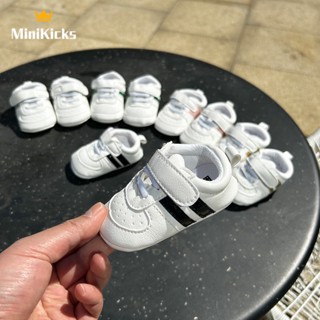 MiniKicks รองเท้าผ้าใบเด็กสไตล์โมเดิร์นที่มีความนุ่มสบายและป้องกันการลื่นไถล 2023 NEW RXB2390W4P 37Z230913