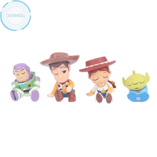 Xo94ol ฟิกเกอร์ดิสนีย์ Toy Story Buzz Lightyear Woody Alien 4 ชิ้น