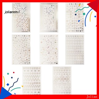 [JM] สติกเกอร์ตกแต่งเล็บ ลายเรขาคณิต DIY