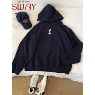 SWAY เสื้อกันหนาว เสื้อฮู้ด trendy New Style ง่ายๆ Popular WWY23909UJ37Z230914