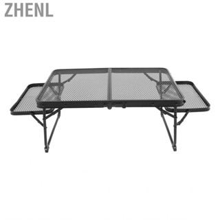 Zhenl Aluminum Alloy Folding Table Two Tiers Portable