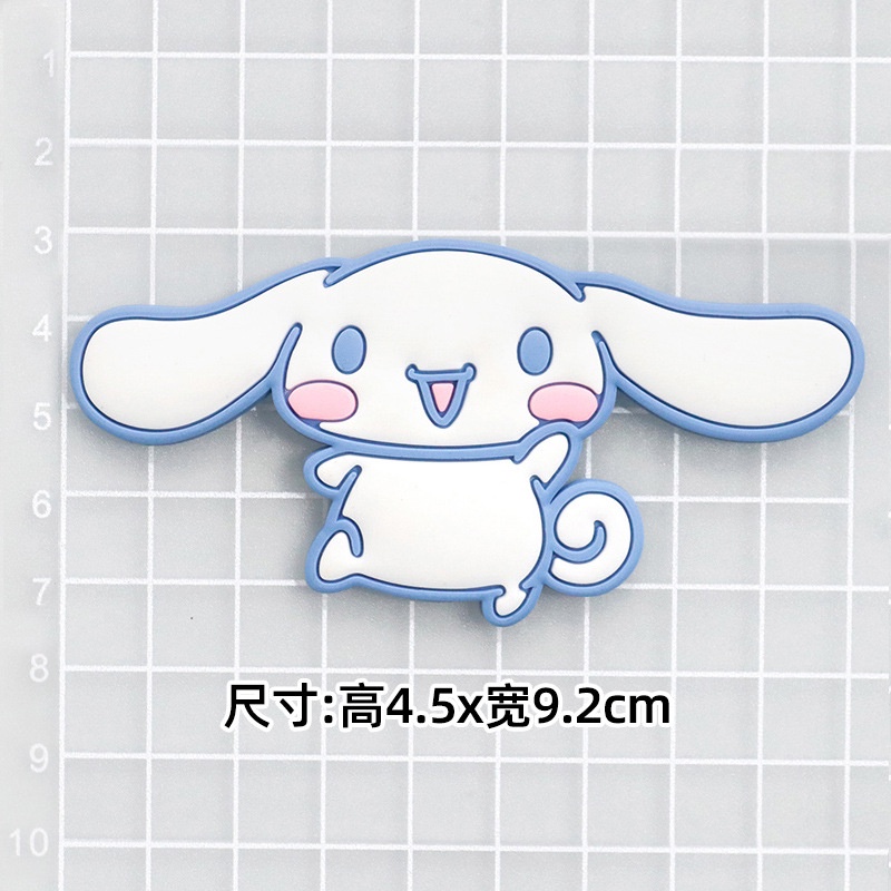 แผ่นยางซิลิโคนนิ่ม ลายการ์ตูนวัว สุนัข แมว DIY สําหรับตกแต่งโทรศัพท์มือถือ รองเท้าแตะ กระเป๋าเดินทาง