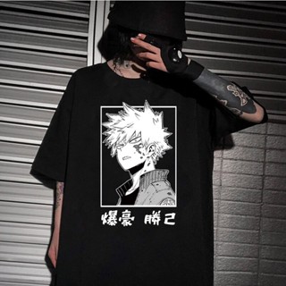 เสื้อยืด พิมพ์ลาย My Hero Academia Bakugou Katsuki สวมใส่สบาย