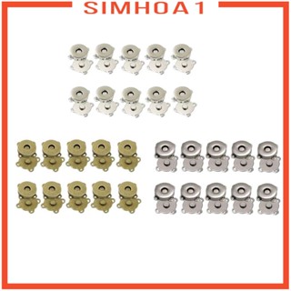 [Simhoa1] ตัวยึดกระเป๋าสตางค์ กระเป๋าถือ 14 มม. DIY 10 คู่