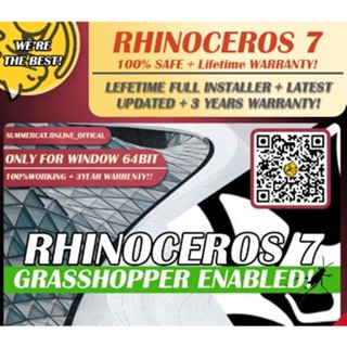 v7.31🔥RHINOCEROS 7.29/6/5 WINDOWS MAC【𝐈𝐍𝐒𝐓𝐀𝐋𝐋𝐀𝐓𝐈𝐎𝐍 𝐕𝐈𝐃𝐄𝐎】𝐋𝐈𝐅𝐄𝐓𝐈𝐌𝐄 3D Modelling Latest Updated