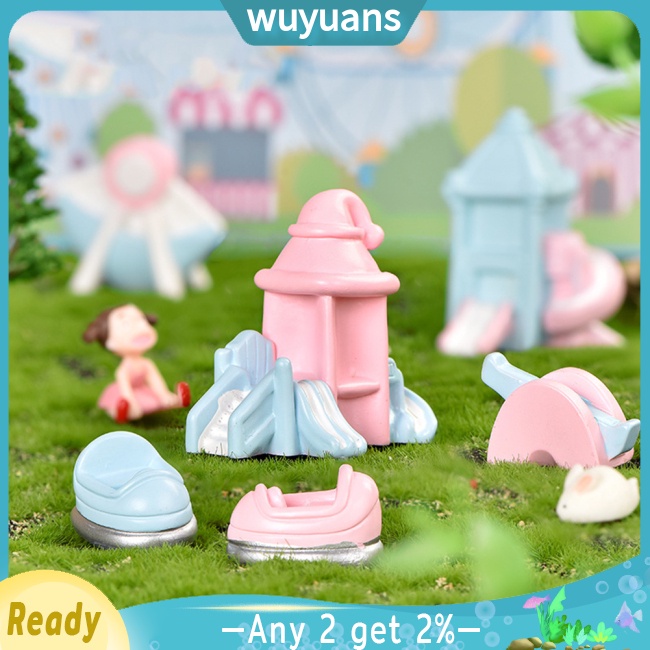 Wuyuans ชิงช้าสวรรค์เรซิ่น รูปชิงช้าสวรรค์ หลากสี สําหรับตกแต่งสวน Diy