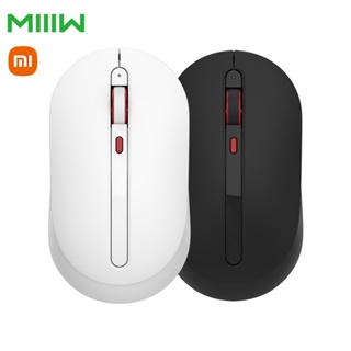 Mijia Miiiw เมาส์ไร้สาย 800 1200 1600DPI DPI 2.4GHz รับสัญญาณเสียงเงียบ หลายความเร็ว