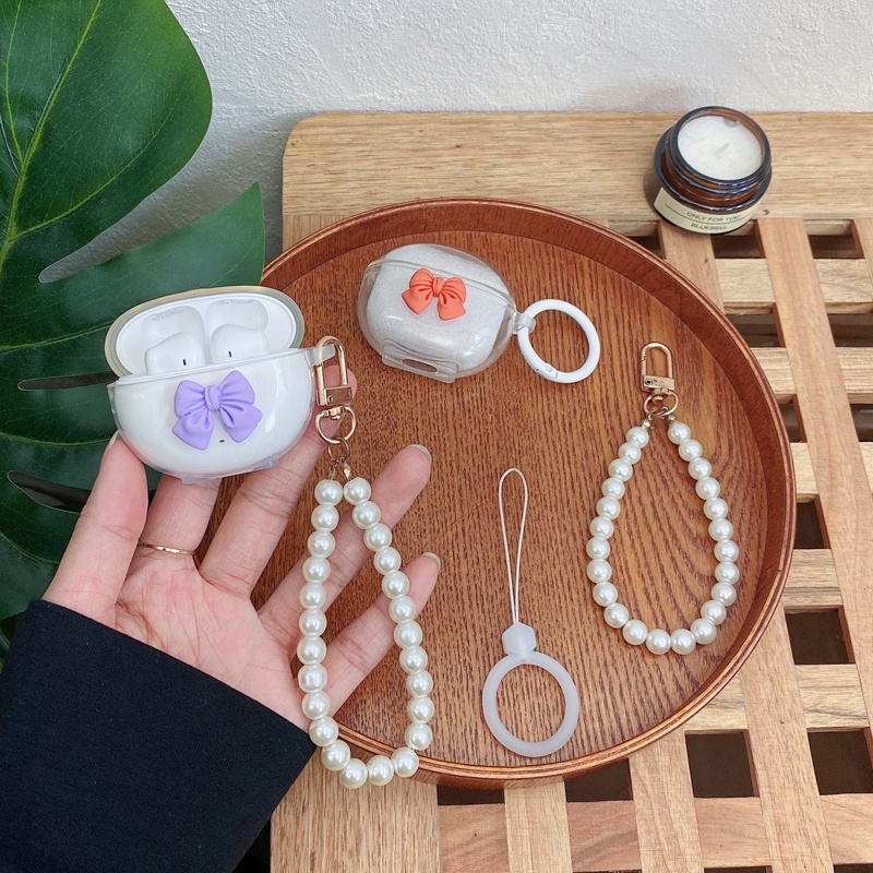 เคสหูฟังบลูทูธ TPU ใส กันกระแทก พร้อมจี้ สําหรับ EDIFIER W220T W240TN