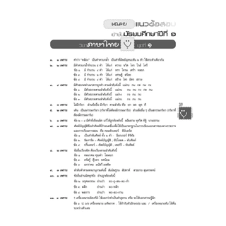 แนวข้อสอบ ป.6 เข้า ม.1 (รวม 5 วิชา) เพิ่มข้อสอบ Gifted / EP โดย พ.ศ.พัฒนา