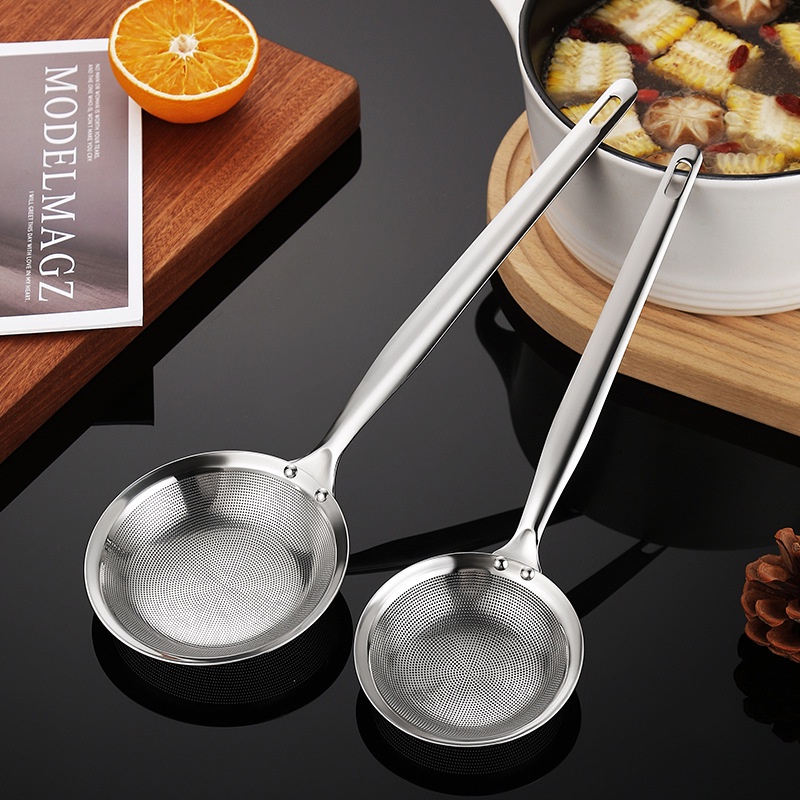 กระชอนกรองน้ํามัน สเตนเลส 304 สําหรับหม้อไฟ