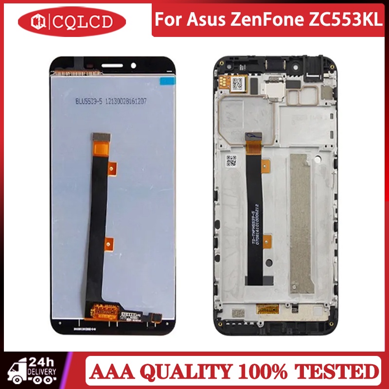 หน้าจอแสดงผลสัมผัสดิจิทัล LCD พร้อมกรอบ สําหรับ Asus ZenFone 3 Max ZC553KL X00DA X00DD