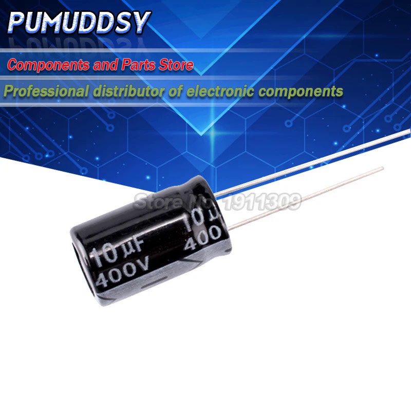10PCS Higt คุณภาพ 400V10UF 10*17 มม.10UF 400V 10*17 Electrolytic capacitor IMDP