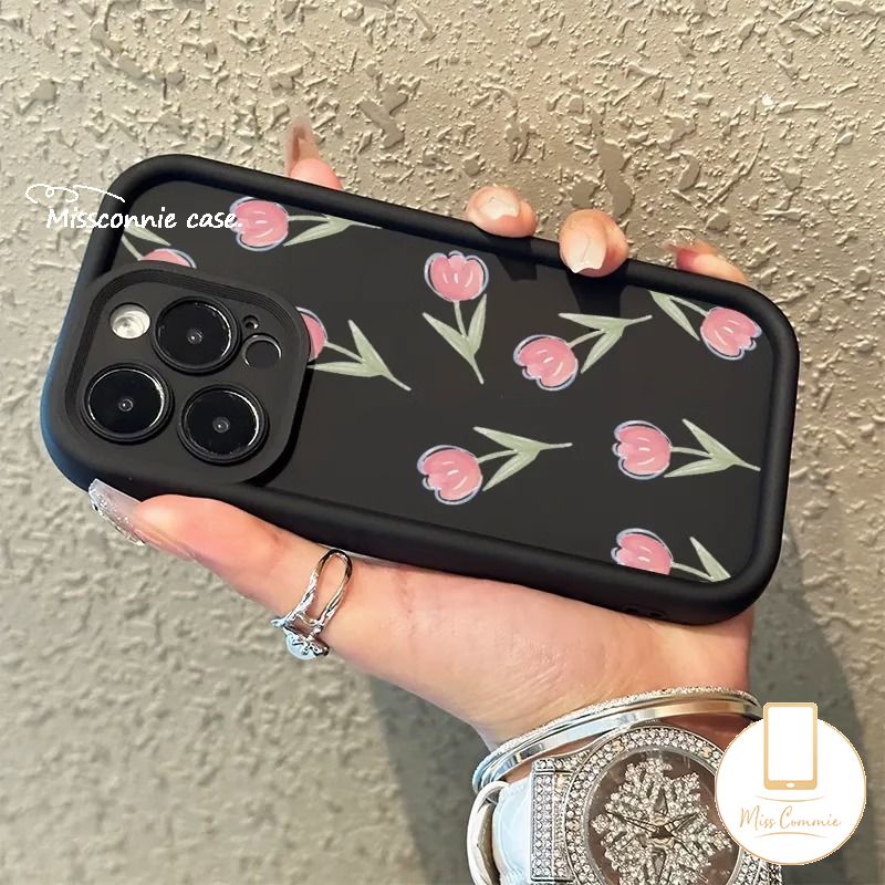 เคสโทรศัพท์มือถือ ลายดอกทิวลิป ผีเสื้อ ดาว แนวเรโทร สําหรับ Samsung A55 A35 A15 A13 A05 A03s A04s A14 A34 A02s A50 A20 A31 A50s A24 A11 A03 A20s A54 A10s A05s A53 A32 A12 A52 A23 A51 - รูปที่ 2