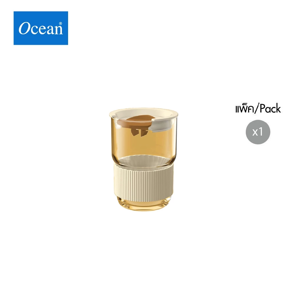Ocean - แก้วน้ำ Coffee Lover Light Brown Personal Glass 460 ml