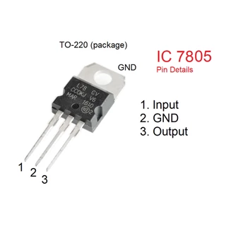 IC L 7805 7809 7812 7815 7824 LM317 LM1117 Voltage Regulator IC 5V 1.5A TO-220 ไอซี เร็กกูเลเตอร์