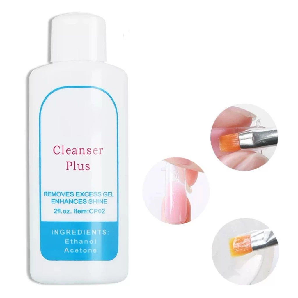 60ml. Sina Cleanser Plus น้ำยาเช็ดสีเจล เช็ดคราบเหนียวหลังทำเล็บ ล้างเล็บ อุปกรณ์ทำเล็บ